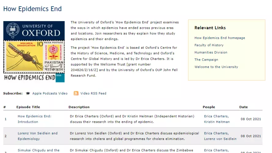 podcasts series home page